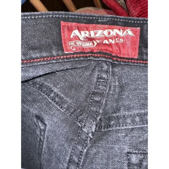 Arizona Men's Denim Jean Size 36X29,‎ Black, Straight Cut, Relaxed Fit (37-10) - Picture 6 of 8